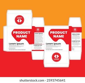 Modern and Elegant Box Packaging Template Design for Your Brand products