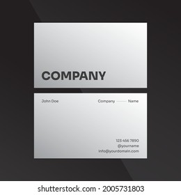 Modern and Elegant Business Card Design template for Corporate and Your Brand