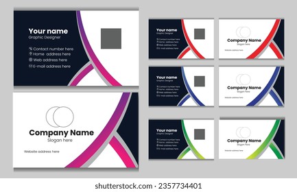 Modern and Elegant Business Card Design and visiting card design template