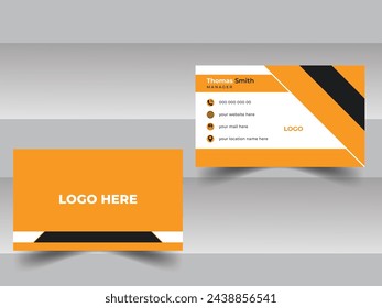 Modern Elegant Business Card Design Template