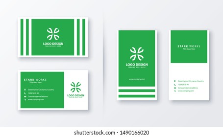 Modern and Elegant Business Card Template Vector 