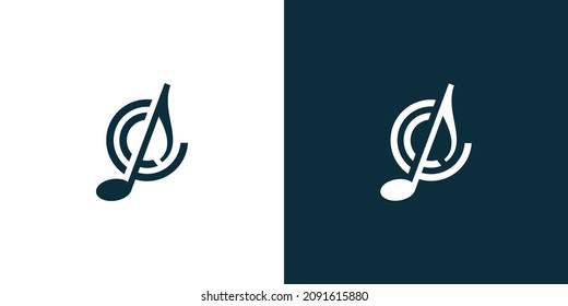 Modernes und elegantes C-Initial-Logo-Design 