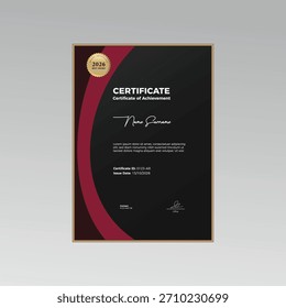 Modelo de Certificado Elegante Moderno