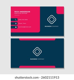 Modern elegant corporate card template design vector