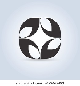 Modern elegant creative agency logo design template