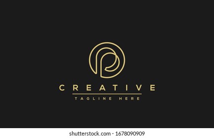 Modern elegant creative P Logo Design and template. PP icon initial Based Monogram and Letters in vector.