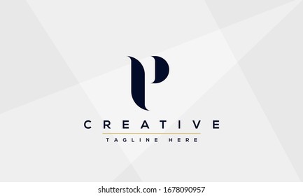 Modern elegant creative P Logo Design and template. PP icon initial Based Monogram and Letters in vector.