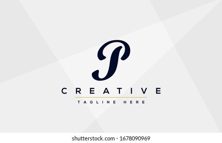 Modern elegant creative P Logo Design and template. PP icon initial Based Monogram and Letters in vector.