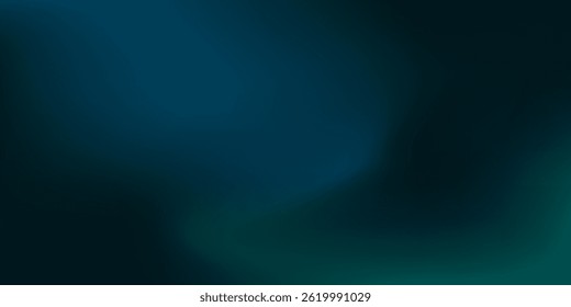 Modern elegant dark blue to light blue and green gradient background illustration, ideal for sophistic simple art abstract