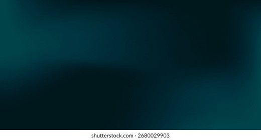Modern elegant dark blue to light blue and green gradient background illustration ideal for sophisticated visual abstract simple