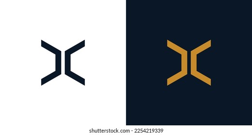Modern and elegant DC logo design 