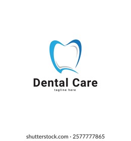 Modern and elegant dentist logo. Dentist logo vector design.