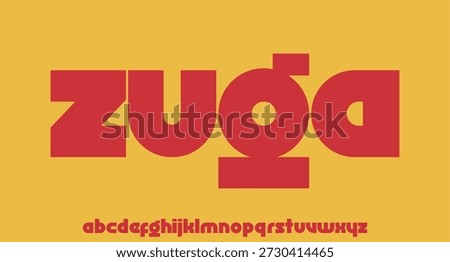 Modern and Elegant Display Alphabet Font Vector Typeset