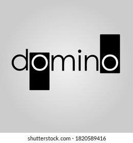 modern elegant domino logo for your business vector illustration logo design ideas