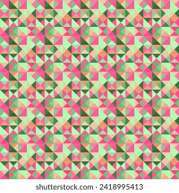 Moderno y elegante patrón geométrico abstracto triángulo mosaico fondo patrón sin problemas