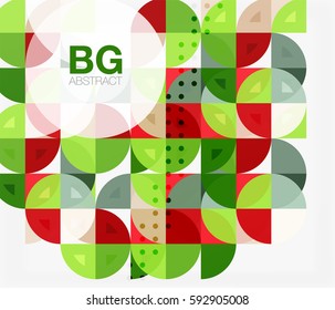 Moderne, elegante geometrische Kreise bilden abstrakten Hintergrund. Vektorvorlagenhintergrund für das Workflowlayout, -diagramm, -nummeroptionen oder Webdesign