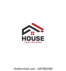 moderno y elegante logotipo de casa icono vector concepto aislado