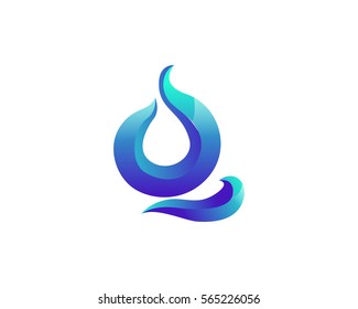 Modern Elegant Ice Flame Q Alphabet Symbol Suitable For Technology Logo, Infographics, Print, Digital, Logo, Icon, Apps, T-Shirts and Other Marketing Material Purpose.