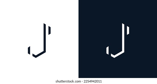 Modern and elegant J logo design