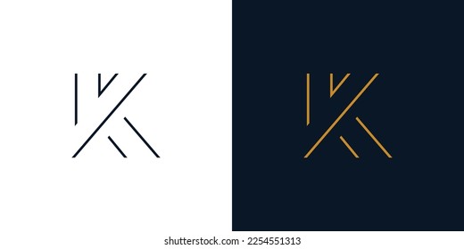 Modern and elegant K logo design