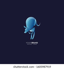 modern and elegant kangaroo logo