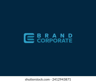 Modern and elegant letter C and B logo. Suitable for all types of companies, especially those operating in the fields of technology and social media.