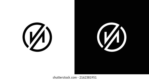 Modern and elegant letter N initials logo design