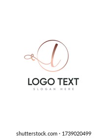 Modern elegant letter type L logo template, Vector logo for business and company identity 