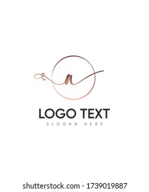 Moderne, elegante Briefvorlage Typ A Logo, Vector Logo für Unternehmen und Firmenidentität 