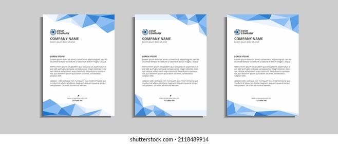 modern and elegant letterhead template design