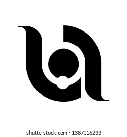 Modern elegant logo of camera lens combine in eye and a negative space of ring. Black and white design. Good for studio business.