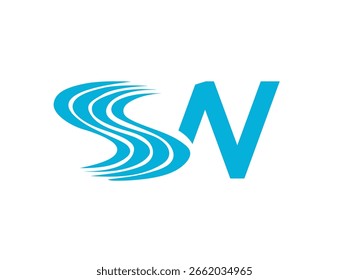 Design de logotipo moderno e elegante com o texto "Boutique Outdoor", ideal para marcas ao ar livre de luxo, produtos de estilo de vida ecológico ou serviços de viagens e acampamento de luxo. O design incorpora W