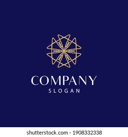 modern and elegant mandala logo, floral mandala logo. editable and easy to use on both print and digital media.