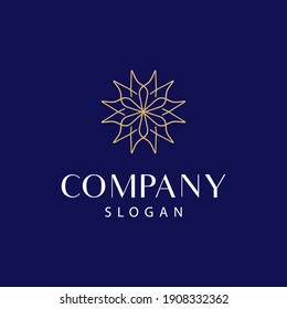 modern and elegant mandala logo, floral mandala logo. editable and easy to use on both print and digital media.