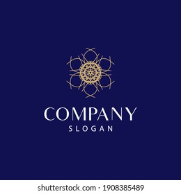 modern and elegant mandala logo, floral mandala logo. editable and easy to use on both print and digital media.