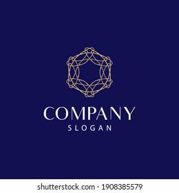 modern and elegant mandala logo, floral mandala logo. editable and easy to use on both print and digital media.