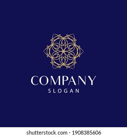 modern and elegant mandala logo, floral mandala logo. editable and easy to use on both print and digital media.