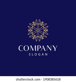 modern and elegant mandala logo, floral mandala logo. editable and easy to use on both print and digital media.