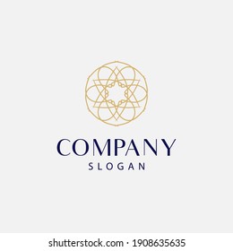 modern and elegant mandala logo, floral mandala logo. editable and easy to use on both print and digital media.