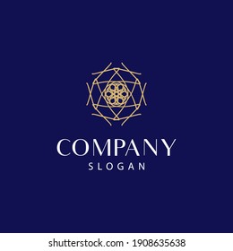 modern and elegant mandala logo, floral mandala logo. editable and easy to use on both print and digital media.