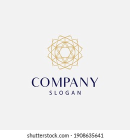 modern and elegant mandala logo, floral mandala logo. editable and easy to use on both print and digital media.