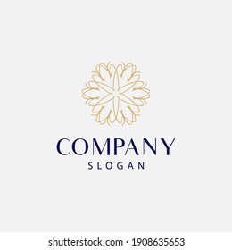 modern and elegant mandala logo, floral mandala logo. editable and easy to use on both print and digital media.