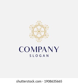modern and elegant mandala logo, floral mandala logo. editable and easy to use on both print and digital media.
