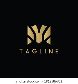 THE MODERN ELEGANT MINIMAL GOLD MY YM LOGO 