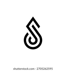 Un monograma moderno y elegante donde "s" y "d" se entrelazan con líneas continuas y fluidas. Ideal para estudios de bienestar, tecnología o diseño.