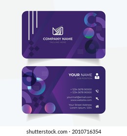 Modern Elegant Multiple Color Business Card Template