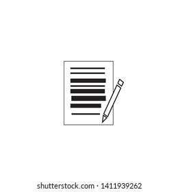 
Modern and elegant note icon design