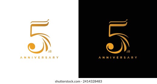 Modernes, elegantes Design mit 5 Logos