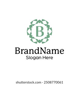 Modern elegant ornamental logo design template
