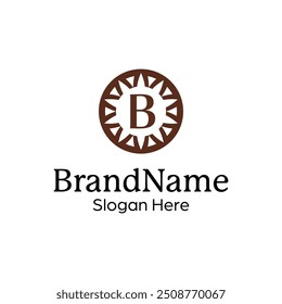 Modern elegant ornamental logo design template